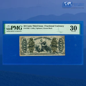 Fr.1362 50 Cents Third Issue Fractional Currency, PMG VF 30 - Picture 1 of 3