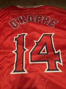 Logan O'Hoppe Autographed Signed Jersey Angels MLB Baseball - Picture 1 of 1
