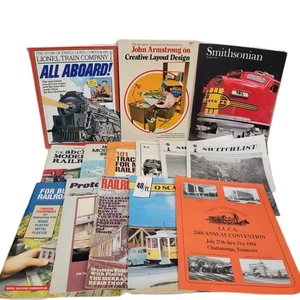 Menge 14 ~ Modelleisenbahn Eisenbahn Anleitung Bücher ~ Layouts Verkabelung Gleispläne Lionel - Bild 1 von 11