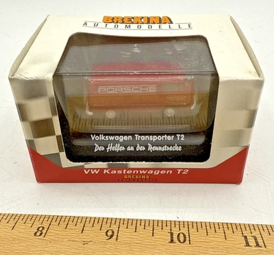 Brekina Modelos de Coche Volkswagen Transporter T2 "Porsche" Librea 1:87 Art Nº 33509 Foto 1 de 4