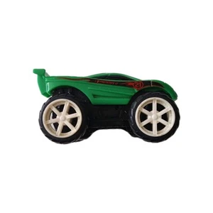 Hot Wheels Rev Ups Green Race Car 2010 Mattel Climbs Steel Surfaces Magnetic - Picture 1 of 11