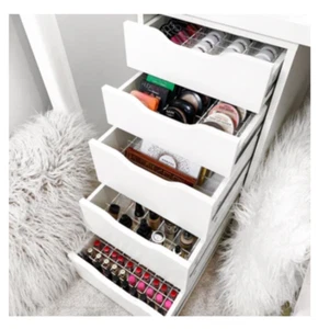 Vanity Collections™ Acryl Make-up Organizer Einsätze für Ikea Alex 5 Schubladen - Bild 1 von 32
