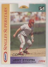 1994 Kraft Singles Superstars Pop-Ups Food Issue Lenny Dykstra #20