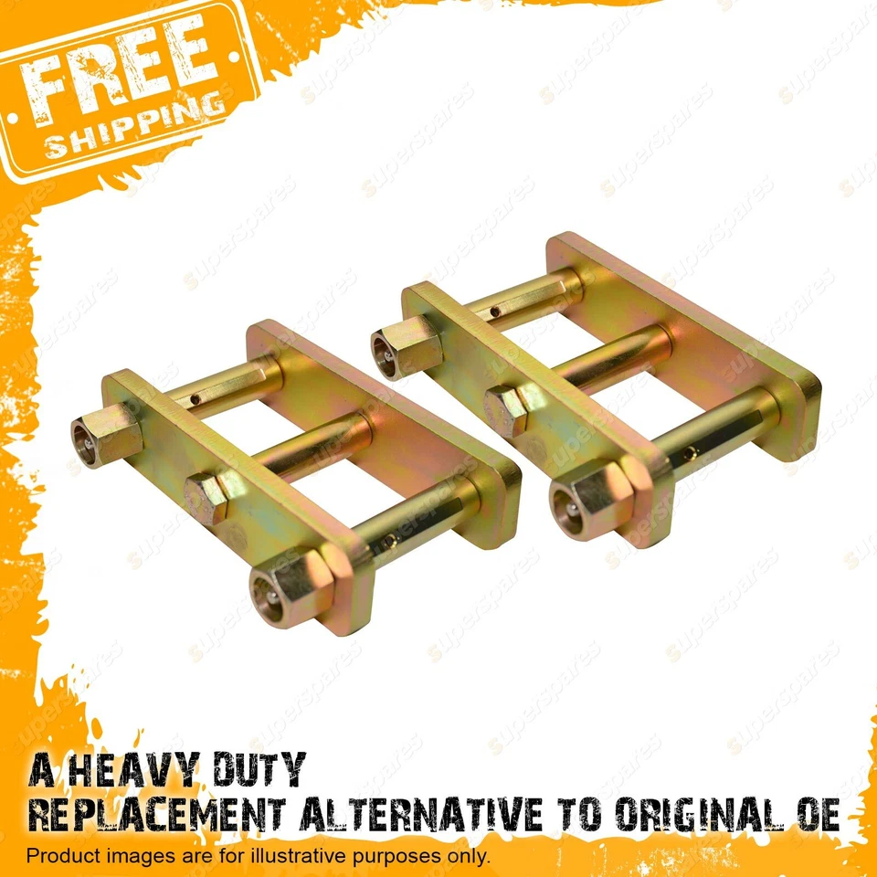 Pair Rear Trupro Extended Shackles for Holden Rodeo TF Jackaroo L1 SUV 88-03 - image 1 of 2