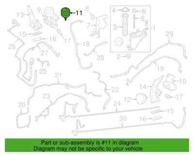 Mercedes Benz S 63 65 AMG S600 S550 S450 2010-2021 Pressure Reservoir 2213270215 - Image 1 of 3