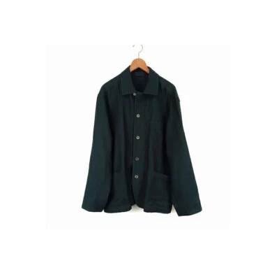 ISSEY MIYAKE HOMBRES Chaqueta a Medida Talla 3 Negro Manga Larga Elegante Prendas para el torso USADAS Foto 1 de 4