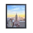 Frame Amo 14X16 Black Modern Picture Or Poster Frame, 1 Inch Wide Border, Smooth