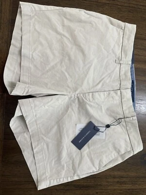 NUEVO CON ETIQUETAS Tommy Hilfiger 5” Hollywood Pantalones Cortos Caqui Tostado Chino Mujer’s 12 Foto 1 de 4