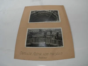 vecchia foto costruzione fontana Dresda Radebeul fabbrica chimica di Henden - Foto 1 di 3