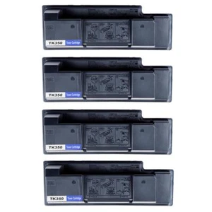 4 cartuchos de tóner negros para Kyocera FS-3140MFP+ FS-3540MFP FS-3640MFP TK350 - Imagen 1 de 2