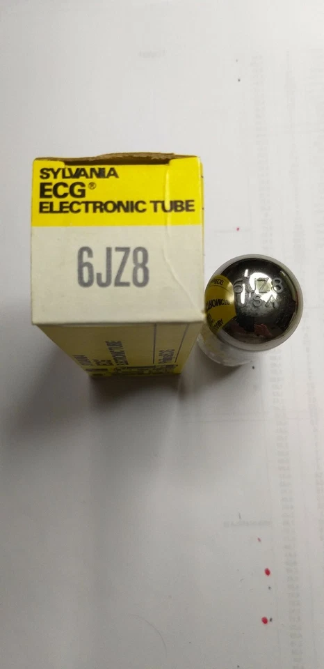 TUBO VALVOLA 6JZ8 SYLVANIA NUOVA ORIGINALE FUNZIONANTE Foto 1 de 1