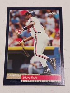 Albert Belle Cleveland Indians 1994 Score Card #7