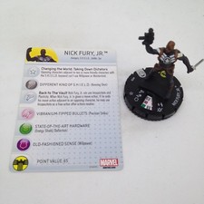 Heroclix Nick Fury, Agent of SHIELD set Nick Fury, Jr. #033 Rare figure w/card!