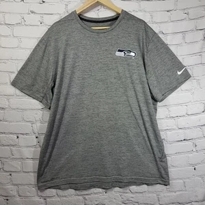Nike DRI-FIT SEATTLE SEAHAWKS SHIRT Mens XL Gray Regular Fit - Picture 1 of 9