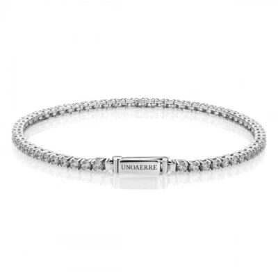 UNOAERRE BRACCIALE da donna Tennis con zirconi bianchi in argento 925 (5768) - Immagine 1 di 4