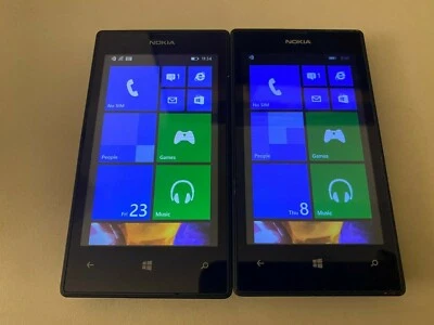 Nokia Lumia 520 - 8GB - Black (AT&T) Smartphone x2 - Image 1 of 3