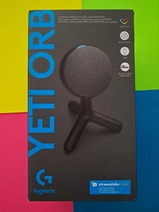 NUEVO - Logitech G Yeti Orb Negro Premium Condensador RGB Micrófono para Juegos - Imagen 1 de 1