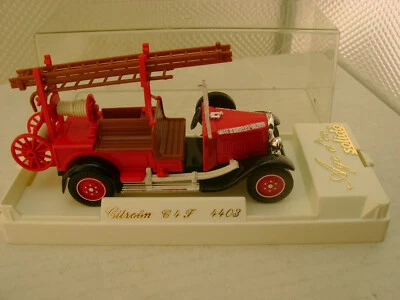 SOLIDO #4403 CITROEN C 4 F FIRE TRUCK WITH BLACK FENDERS 4-1/2" LONG NEW IN BOX - Image 1 of 4