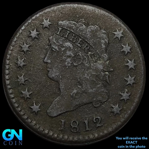 1812 Classic Head Large Cent   #E3040 Cover
