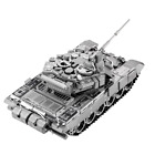 Metal T-90A Tank Building Block Puzzles Adult Boy Toys Brain Teaser DIY