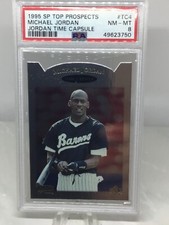 1995 SP Top Prospects Jordan Time Capsule #TC4 Michael Jordan PSA 8 