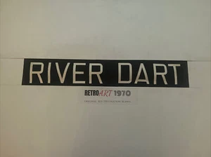 Greenslades And Grey Cars Devon Bus Blind May 1971 30"- River Dart - Picture 1 of 12