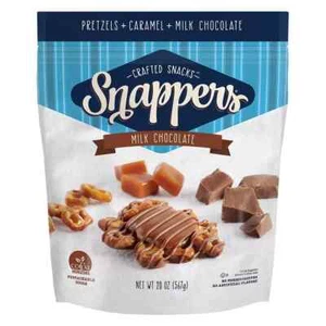 Snappers Milk Chocolate and Caramel Pretzels 567g - Picture 1 of 3
