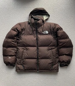 Chaqueta acolchada The North Face Nuptse 700 - Edición limitada (negro y marrón) - Imagen 1 de 24