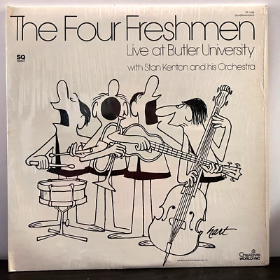 THE FOUR FRESHMEN - Live At Butler (Quadraphonic) - 12" Vinyl Record 2xLP - VG+ - Image 1 of 4