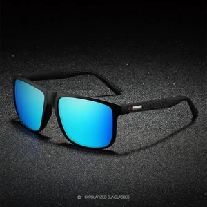 Stylische Sonnenbrille Schwarz Matt Gläser Blau verspiegelt Cool 5416 Blau - Bild 1 von 6