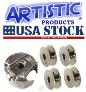 #91-105544-91 Funda bobina Pfaff (14 mm), con 4 #9033 bobinas - Imagen 1 de 1