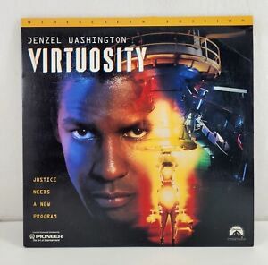 Virtuosity 1996 Laserdisc LD Wide Screen Denzel Washington Russell Crowe 