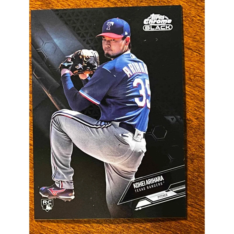 2021 Topps Chrome Black 47 Kohei Arihara RC - Image 1 of 2