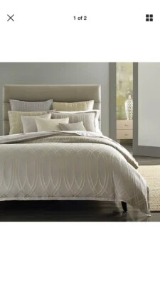 HUDSO PARK Hudson Park Delano 5pc Set :QUEEN Duvet Cover+4Shams, Brand new