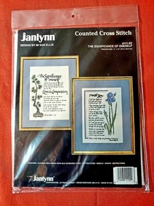 RARO, Janlynn (1991) "El significado de uno mismo" punto de cruz contado - Imagen 1 de 5