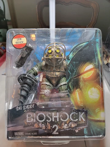 NECA 2009 Bioshock 2 BIG DADDY Sneak Preview Action Figure BOX RARE IN BOX Cover