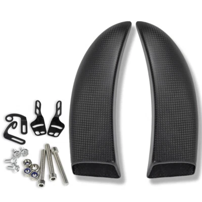 For YAMAHA YZF R1 VMAX 1700 Carbon Fiber Air Ducts Brake Radiator Cover Fairing — 第 1/4 张图片