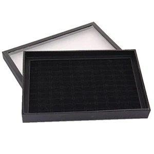 100 Slot Jewellery Board Showcase Accessories Box Display - Picture 1 of 5