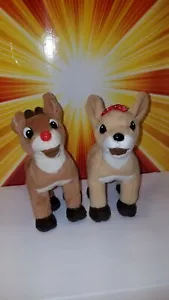 Stuffins Rudolph das Rentier mit der roten Nase + Clarice Stuffins - Bild 1 von 3