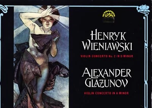 SUPRAPHON RED STEREO - IDA HAENDEL - WIENIAWSKI / GLAZUNOV - VIOLIN CONC. - NM - Foto 1 di 2