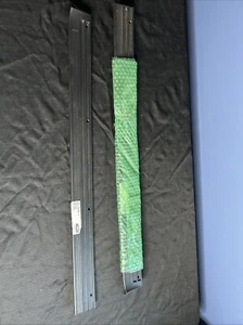 Foxbody Mustang Door Sill Scuff Plate Set Black - Picture 1 of 7