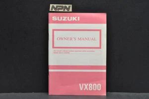 Vintage 1992 Suzuki VX800 Motorcycle Owners Manual - Picture 1 of 8