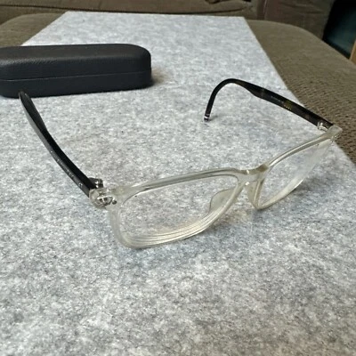 Armação de óculos quadrada transparente/preta Tommy Hilfiger - TH1737/F AIO 54[]17-145mm - Imagem 1 de 4