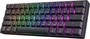 HK GAMING GK61 Mechanical Gaming Keyboard & DYE Sublimation PBT Keycaps - NEW - Photo 1/4