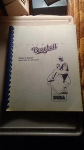 CHAMPION BASEBALL w/SCHEMATICS-Sega Orig. Manual-L@@K! - Picture 1 of 1