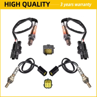 Sensor de oxígeno O2 4X aguas arriba + aguas abajo para Infiniti FX35 M35 2007 2008 3,5 L Foto 1 de 4