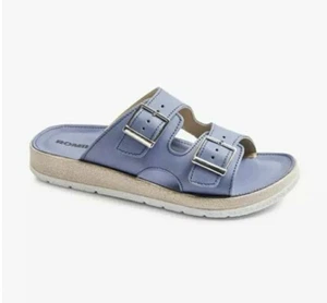 Gr.36 Echtleder Damen Pantolette bequeme offene Sommerschuhe für Breite Füße - Bild 1 von 7