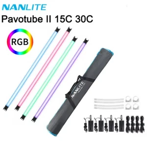 Nanlite Pavotube II 15C 30C RGBWW Handheld Led Video Tube Light 2700K-7500K APP - Picture 1 of 13