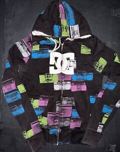 DC Shoes Boom Box Colorful Hoodie vintage Womens Small S