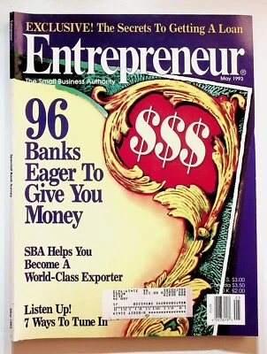 1993 May Entrepreneur Magazine 96 Banks Eager To Give You Money SBA Help Loans Foto 1 de 3